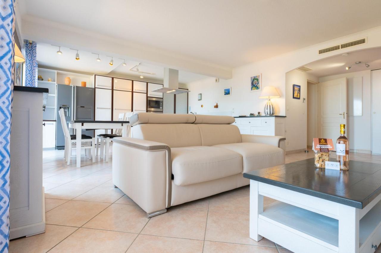 La Cle Vue Mer, Clim, Terrasse, Parking A Hyères Kültér fotó